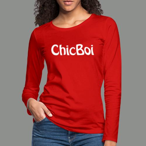 ChicBoi @pparel - Women's Premium Slim Fit Long Sleeve T-Shirt