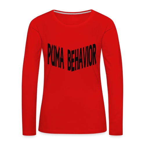 Puma Behavior 2 - Women's Premium Slim Fit Long Sleeve T-Shirt