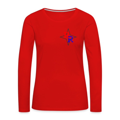 RiffRetro Symbol - Women's Premium Slim Fit Long Sleeve T-Shirt