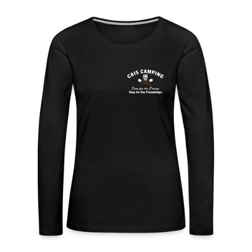 CAIS Camping Crew Gear - Women's Premium Slim Fit Long Sleeve T-Shirt