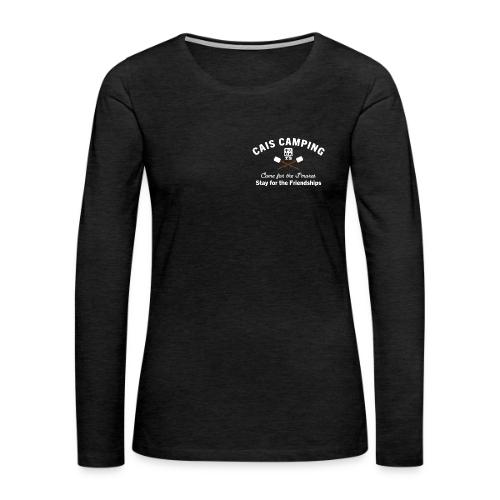 CAIS Camping Crew Gear - Women's Premium Slim Fit Long Sleeve T-Shirt