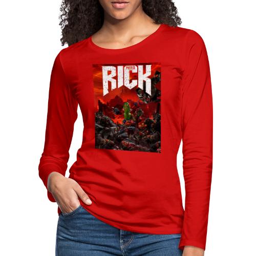 Pickle Doom - Women's Premium Slim Fit Long Sleeve T-Shirt