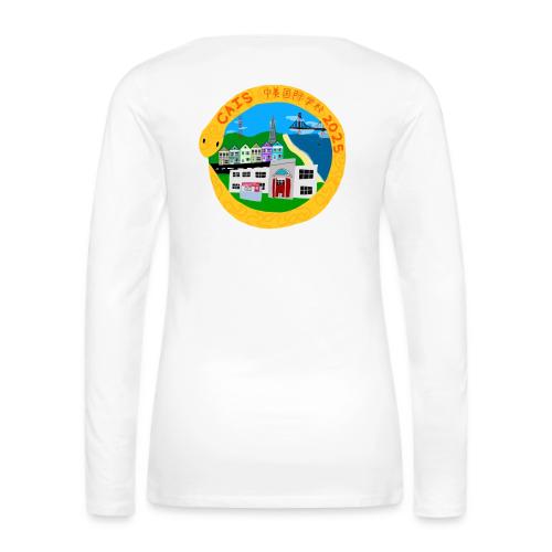 Lunar New Year 2025 LS Design Winner: Emi S. - Women's Premium Slim Fit Long Sleeve T-Shirt