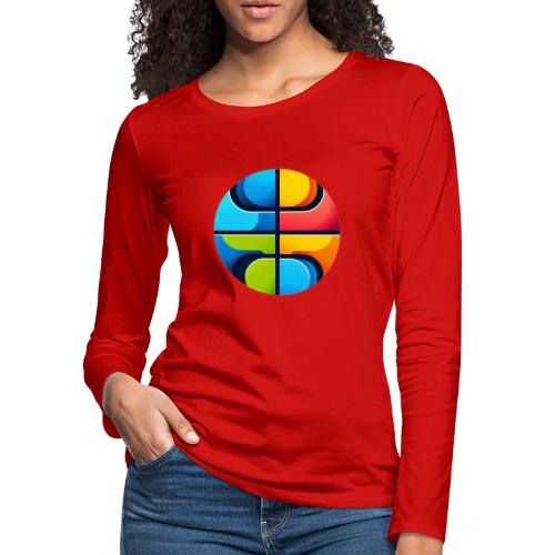 The Colored Circle - Women's Premium Slim Fit Long Sleeve T-Shirt