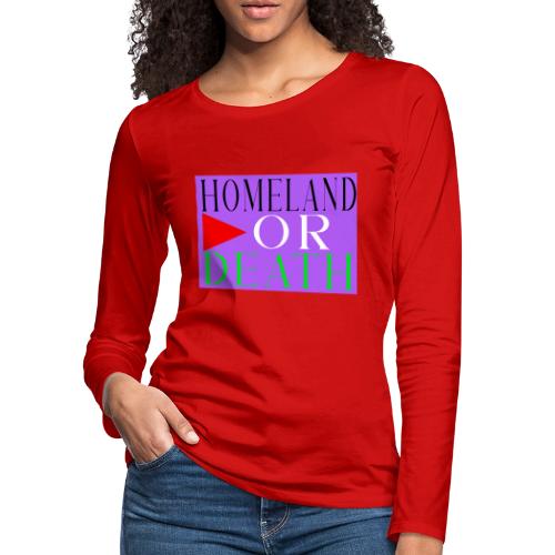 Homeland, freedom, Christmas, children, family, an - Women's Premium Slim Fit Long Sleeve T-Shirt