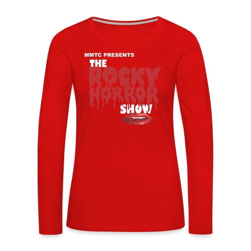 MMTC Rocky Horror Show - White - Women's Premium Slim Fit Long Sleeve T-Shirt