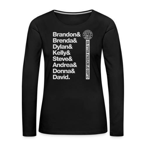 Class of 93 Grey - Women's Premium Slim Fit Long Sleeve T-Shirt
