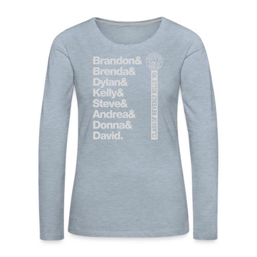 Class of 93 Grey - Women's Premium Slim Fit Long Sleeve T-Shirt