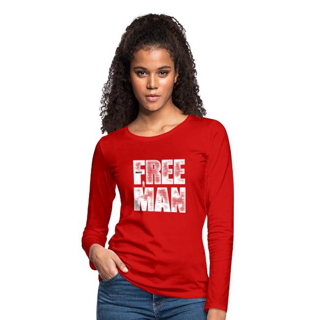 FREE MAN - White Graphic