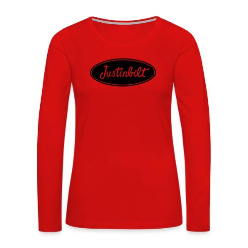 Justinbilt black - Women's Premium Slim Fit Long Sleeve T-Shirt