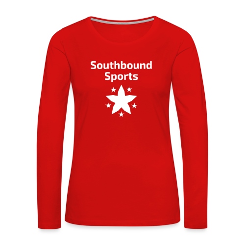 Southbound Sports Stars Logo - Women's Premium Slim Fit Long Sleeve T-Shirt