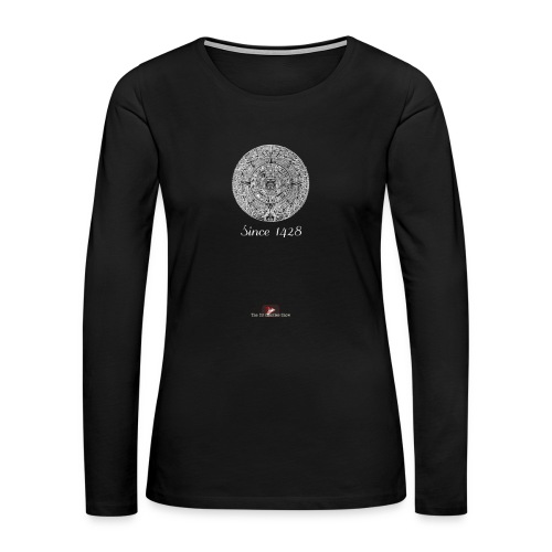 Since 1428 Aztec Design! - Women's Premium Slim Fit Long Sleeve T-Shirt