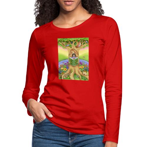 Tree Spirit - Women's Premium Slim Fit Long Sleeve T-Shirt