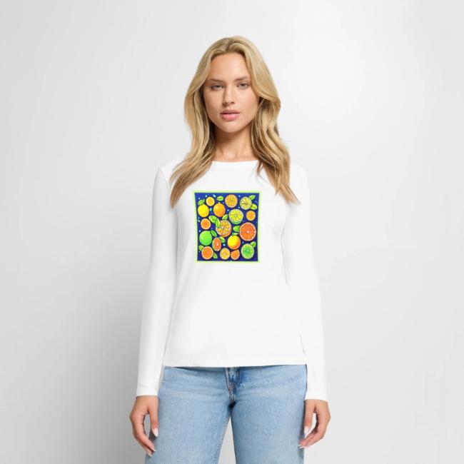 Fresh Citrus Slice Pattern