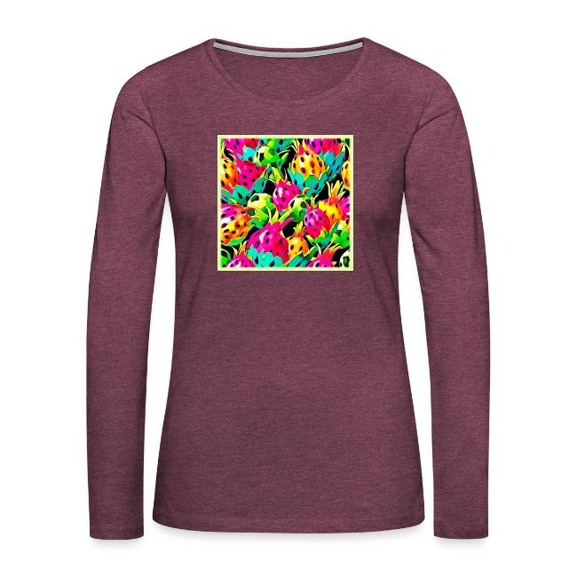 Dragon Fruit Vivid Pattern