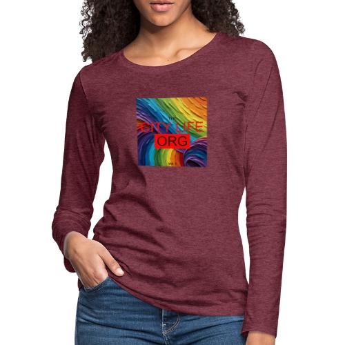 CIty Life Org Vol. 1 - Women's Premium Slim Fit Long Sleeve T-Shirt