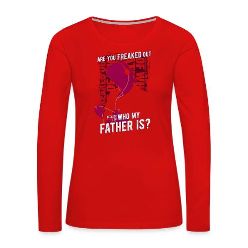 90210 Freaked Out - Women's Premium Slim Fit Long Sleeve T-Shirt