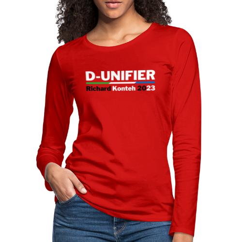 D-Unifier 2023 - Women's Premium Slim Fit Long Sleeve T-Shirt