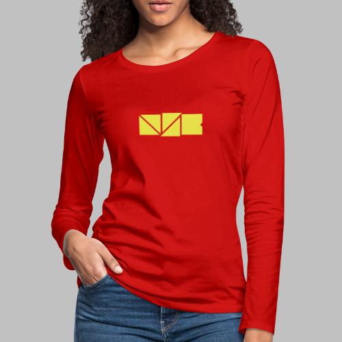 nsb logo modern - Women's Premium Slim Fit Long Sleeve T-Shirt