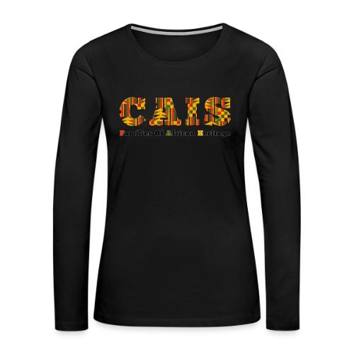 CAIS Families of African Heritage - Women's Premium Slim Fit Long Sleeve T-Shirt