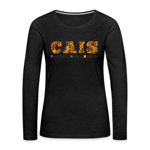 CAIS Families of African Heritage - Women's Premium Slim Fit Long Sleeve T-Shirt