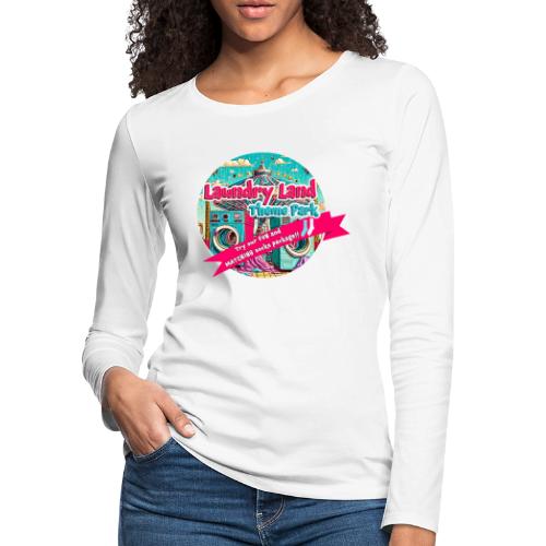 Laundry Land Theme Park - Women's Premium Slim Fit Long Sleeve T-Shirt