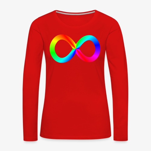 Infinity (Conical symmetry) - Women's Premium Slim Fit Long Sleeve T-Shirt