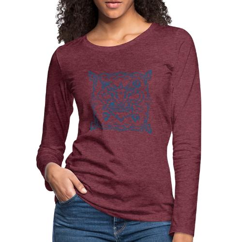 Revelation Lamb Blue - Women's Premium Slim Fit Long Sleeve T-Shirt