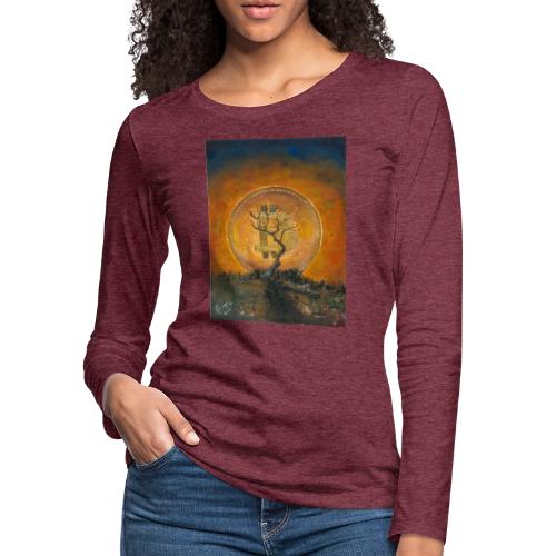 BTC arbol FRAN-PATRI - Women's Premium Slim Fit Long Sleeve T-Shirt