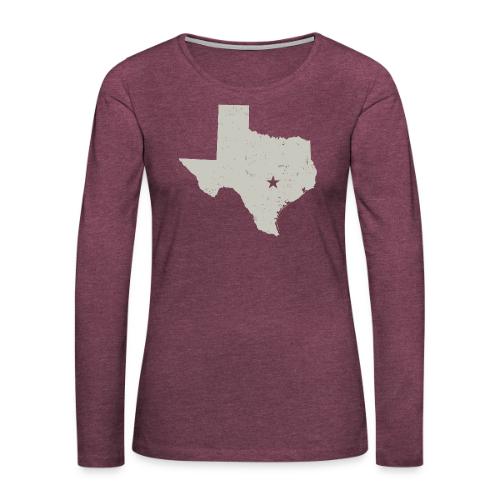 Austin - Women's Premium Slim Fit Long Sleeve T-Shirt