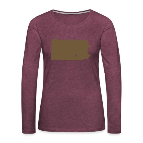 Harrisburg - Women's Premium Slim Fit Long Sleeve T-Shirt