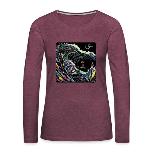 Air Drop - Women's Premium Slim Fit Long Sleeve T-Shirt