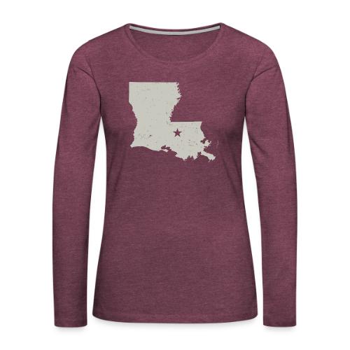 Baton Rouge - Women's Premium Slim Fit Long Sleeve T-Shirt