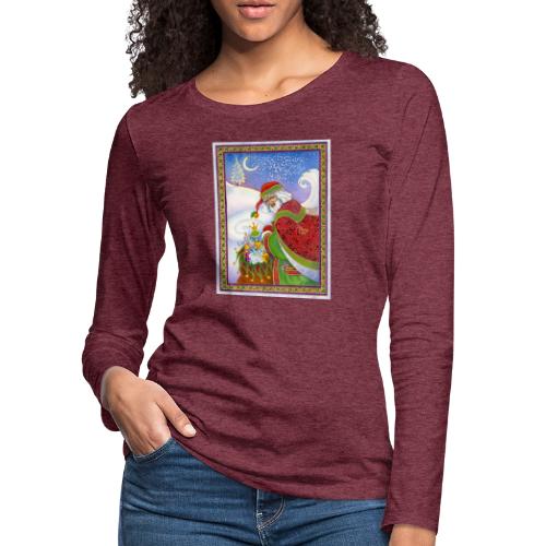 Father Christmas - Women's Premium Slim Fit Long Sleeve T-Shirt