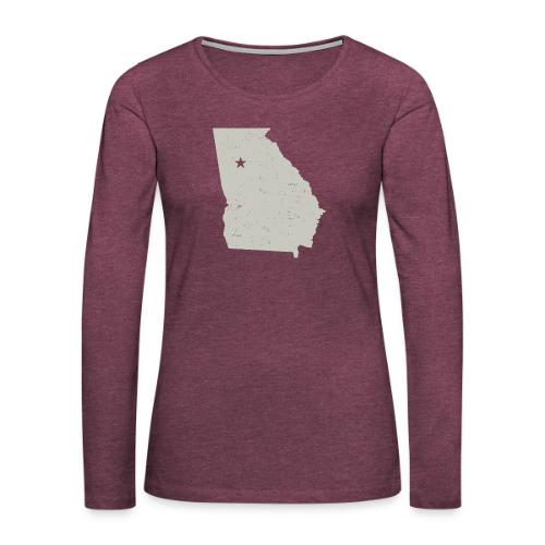 Atlanta - Women's Premium Slim Fit Long Sleeve T-Shirt