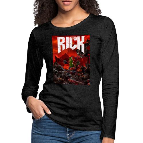 Pickle Doom - Women's Premium Slim Fit Long Sleeve T-Shirt