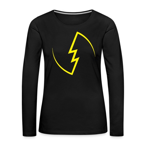 Electric Spark - Women's Premium Slim Fit Long Sleeve T-Shirt