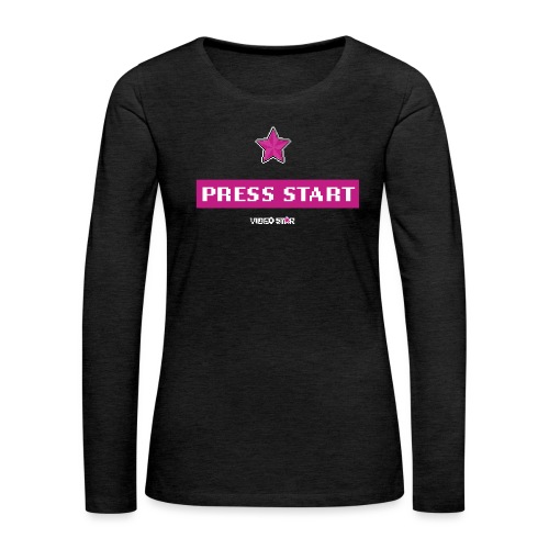VS Press Start - Women's Premium Slim Fit Long Sleeve T-Shirt