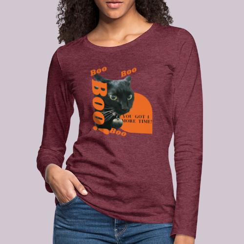 Boo KIT - Women's Premium Slim Fit Long Sleeve T-Shirt