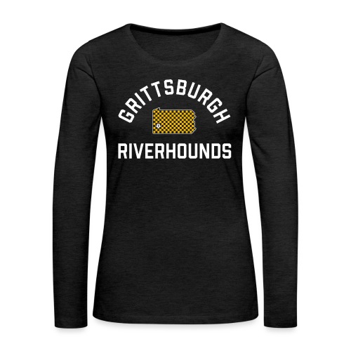 Grittsburgh Riverhounds - Women's Premium Slim Fit Long Sleeve T-Shirt