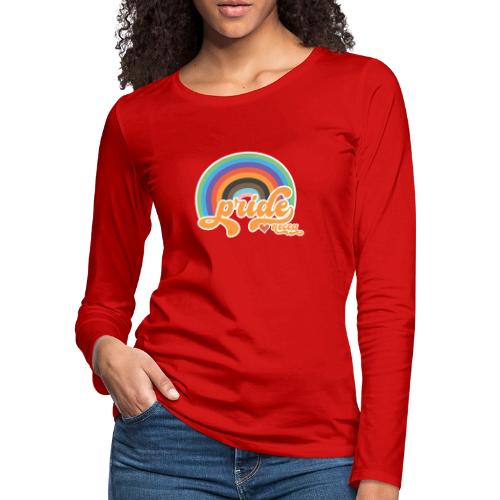 NECCA Pride Shirt - Women's Premium Slim Fit Long Sleeve T-Shirt