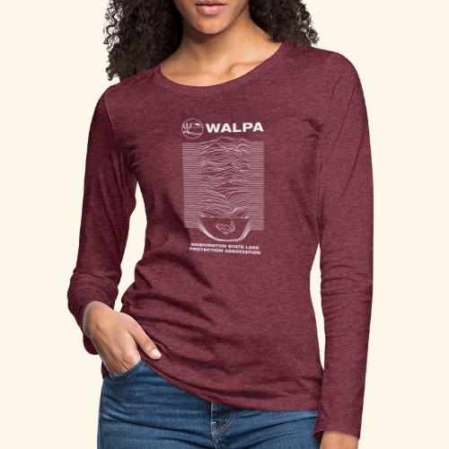 Unknown Lake Pleasure - Women's Premium Slim Fit Long Sleeve T-Shirt