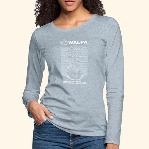 Unknown Lake Pleasure - Women's Premium Slim Fit Long Sleeve T-Shirt