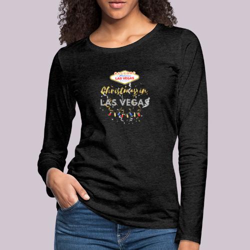 Christmas in Las Vegas - Manches longues Premium slim fit Femme