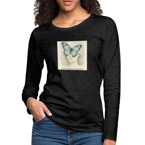 Butterfly kisses Hue - Women's Premium Slim Fit Long Sleeve T-Shirt