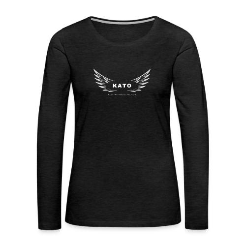 Kato Logo - Women's Premium Slim Fit Long Sleeve T-Shirt