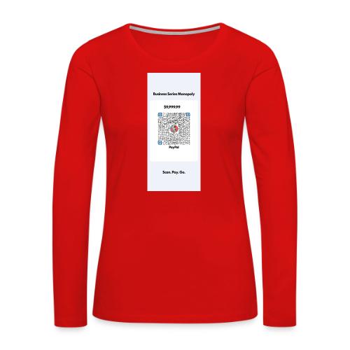 pp my qrcode 1758477437583 - Women's Premium Slim Fit Long Sleeve T-Shirt