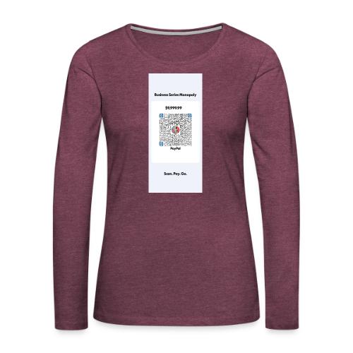 pp my qrcode 1758477437583 - Women's Premium Slim Fit Long Sleeve T-Shirt