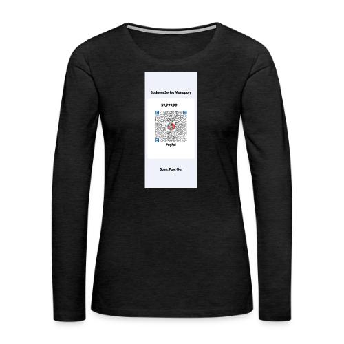 pp my qrcode 1758477437583 - Women's Premium Slim Fit Long Sleeve T-Shirt