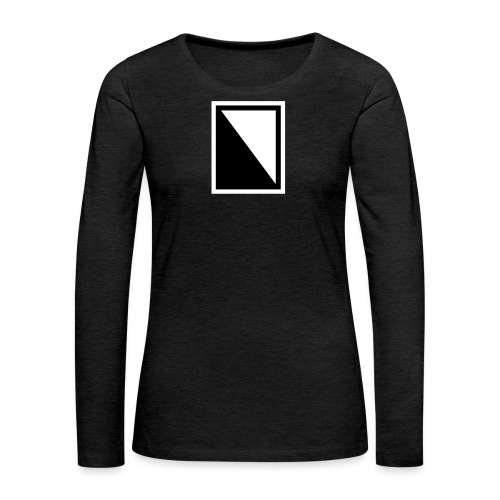 Think Better Logo - Women's Premium Slim Fit Long Sleeve T-Shirt